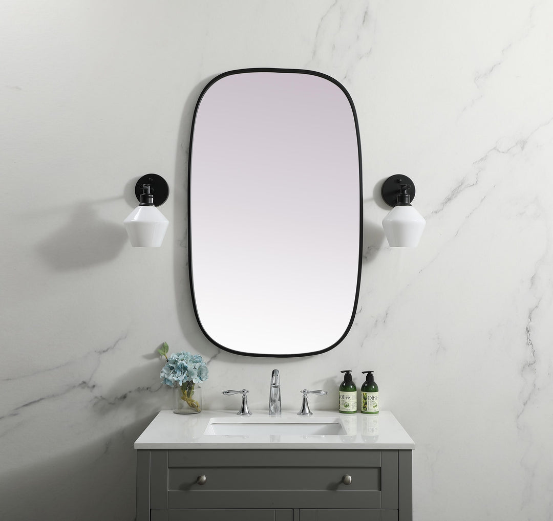 Metal Frame Oval Mirror by Elegant - view 74