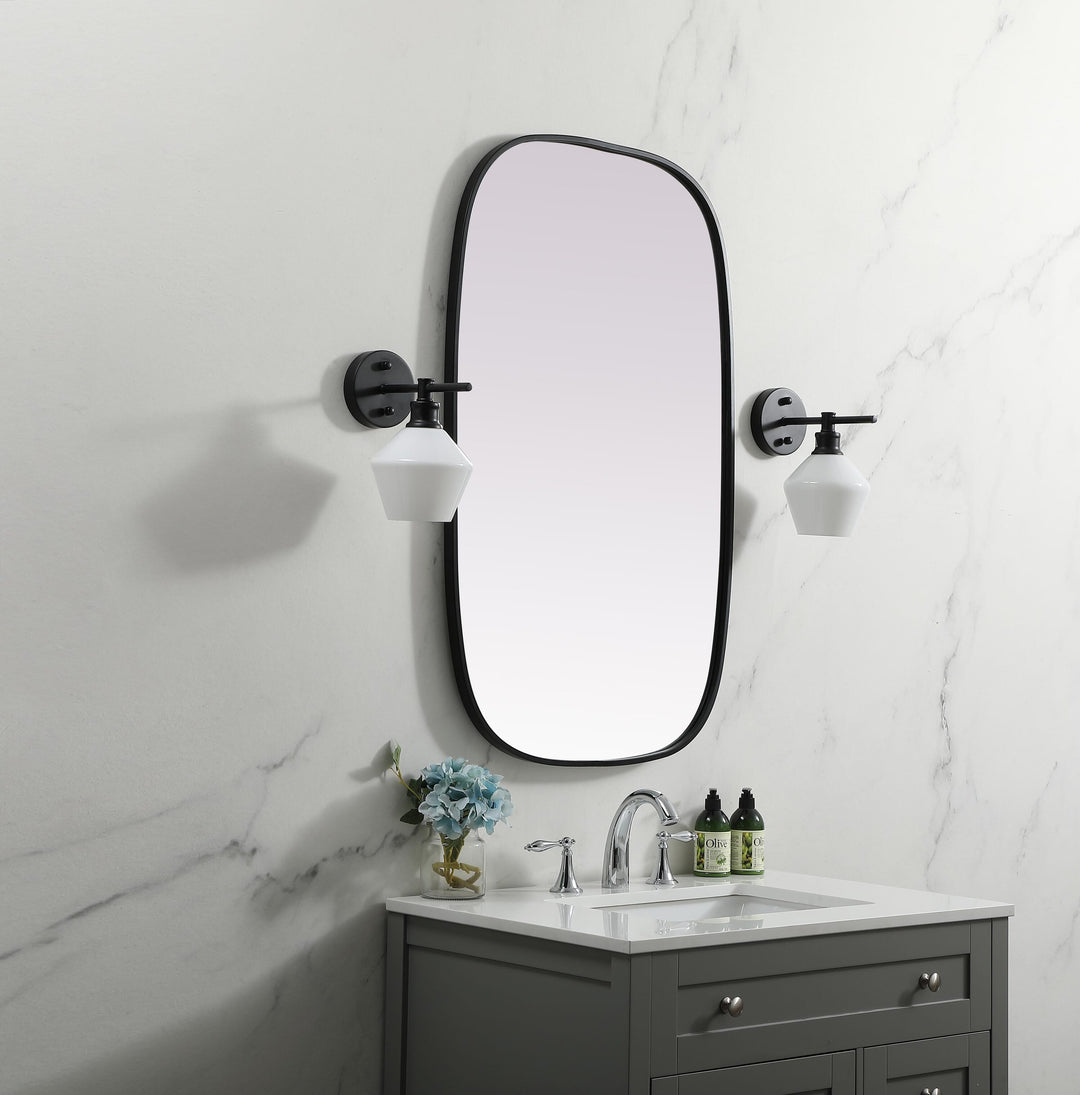 Metal Frame Oval Mirror by Elegant - view 75
