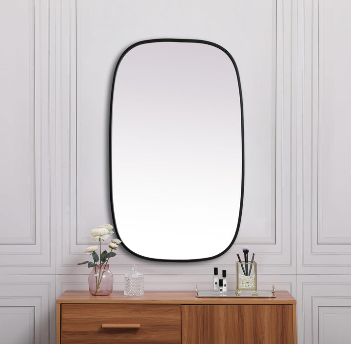 Metal Frame Oval Mirror by Elegant - view 76