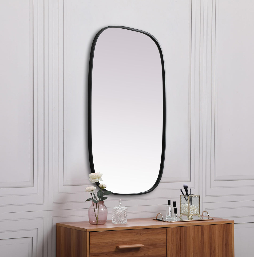 Metal Frame Oval Mirror by Elegant - view 77