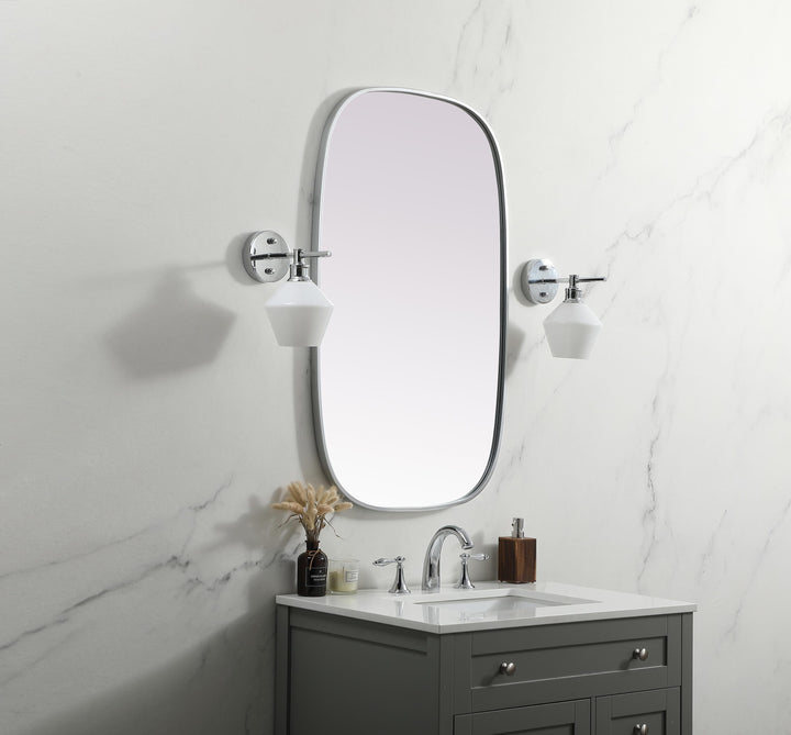 Metal Frame Oval Mirror by Elegant - view 87