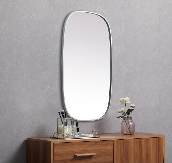 Metal Frame Oval Mirror by Elegant - view 89