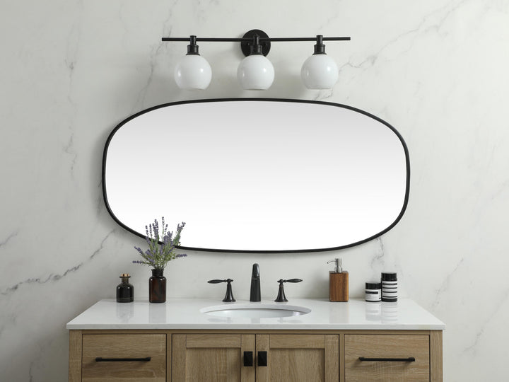 Metal Frame Oval Mirror by Elegant - view 92
