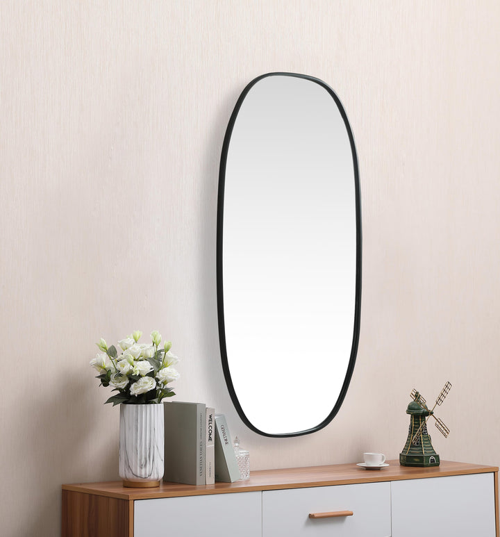 Metal Frame Oval Mirror by Elegant - view 95