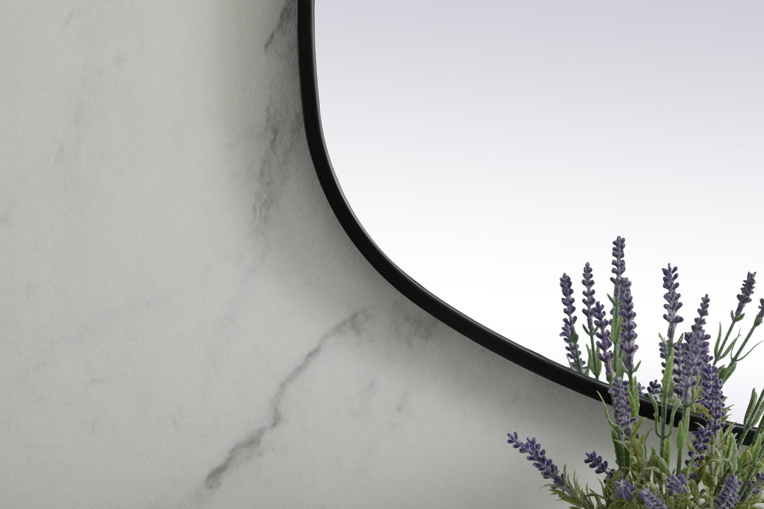 Metal Frame Oval Mirror by Elegant - view 96