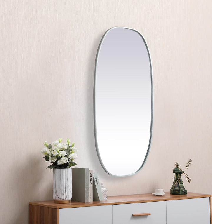 Metal Frame Oval Mirror by Elegant - view 107