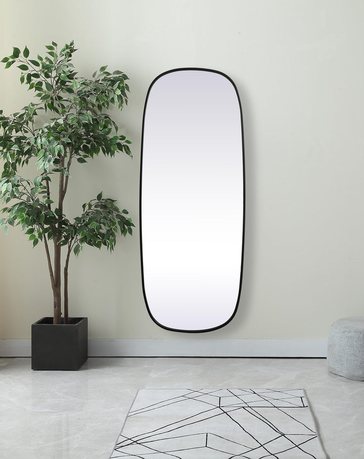 Metal Frame Oval Mirror by Elegant - view 110