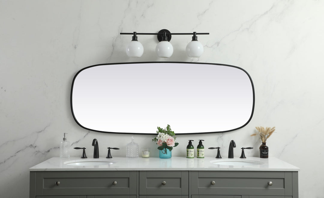 Metal Frame Oval Mirror by Elegant - view 112