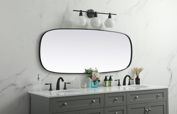 Metal Frame Oval Mirror by Elegant - view 113