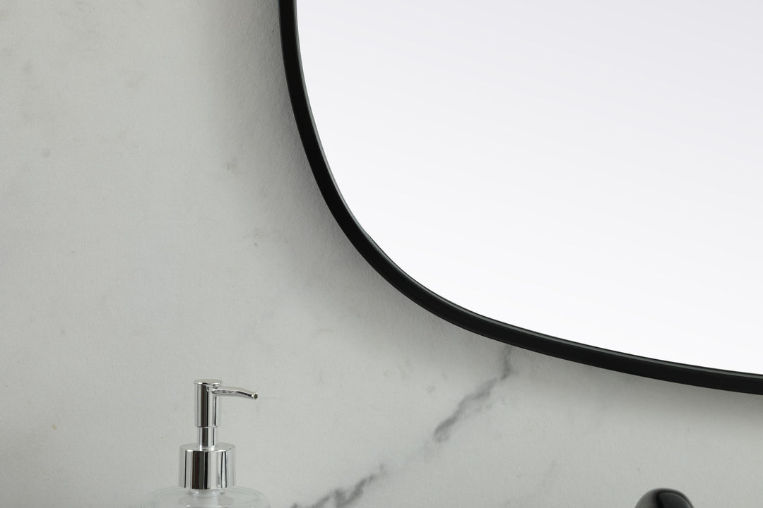 Metal Frame Oval Mirror by Elegant - view 114