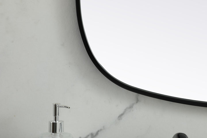 Metal Frame Oval Mirror by Elegant - view 114