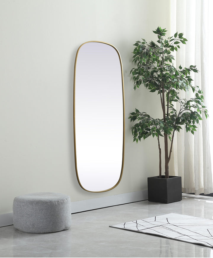 Metal Frame Oval Mirror by Elegant - view 117