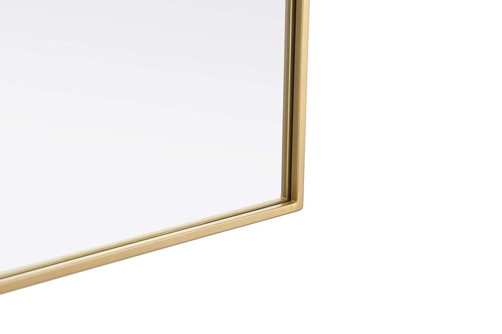 Metal Frame Mirror by Elegant - view 9