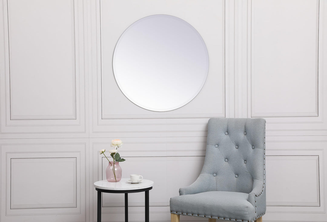Gracin Round Mirror by Elegant - view 2