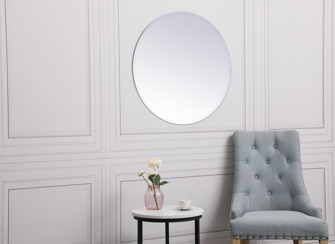 Gracin Round Mirror by Elegant - view 3