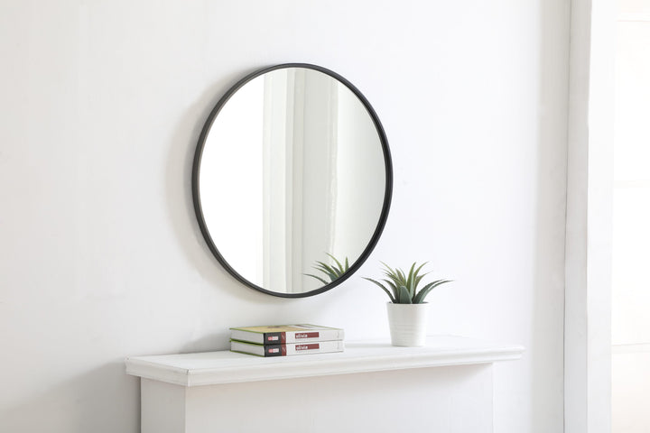Metal Frame Round Mirror II by Elegant - view 40