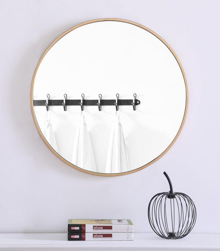Metal Frame Round Mirror II by Elegant - view 44