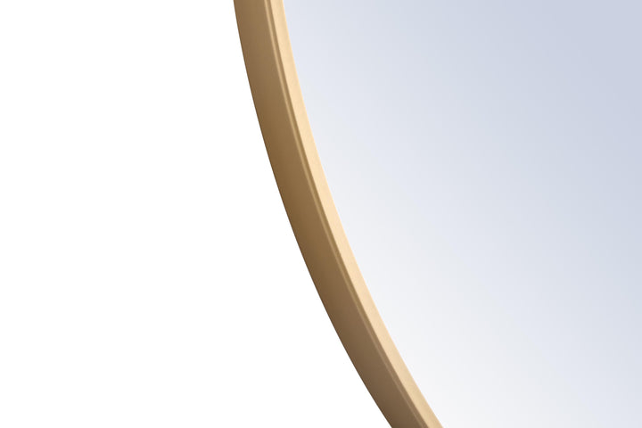Metal Frame Round Mirror II by Elegant - view 48