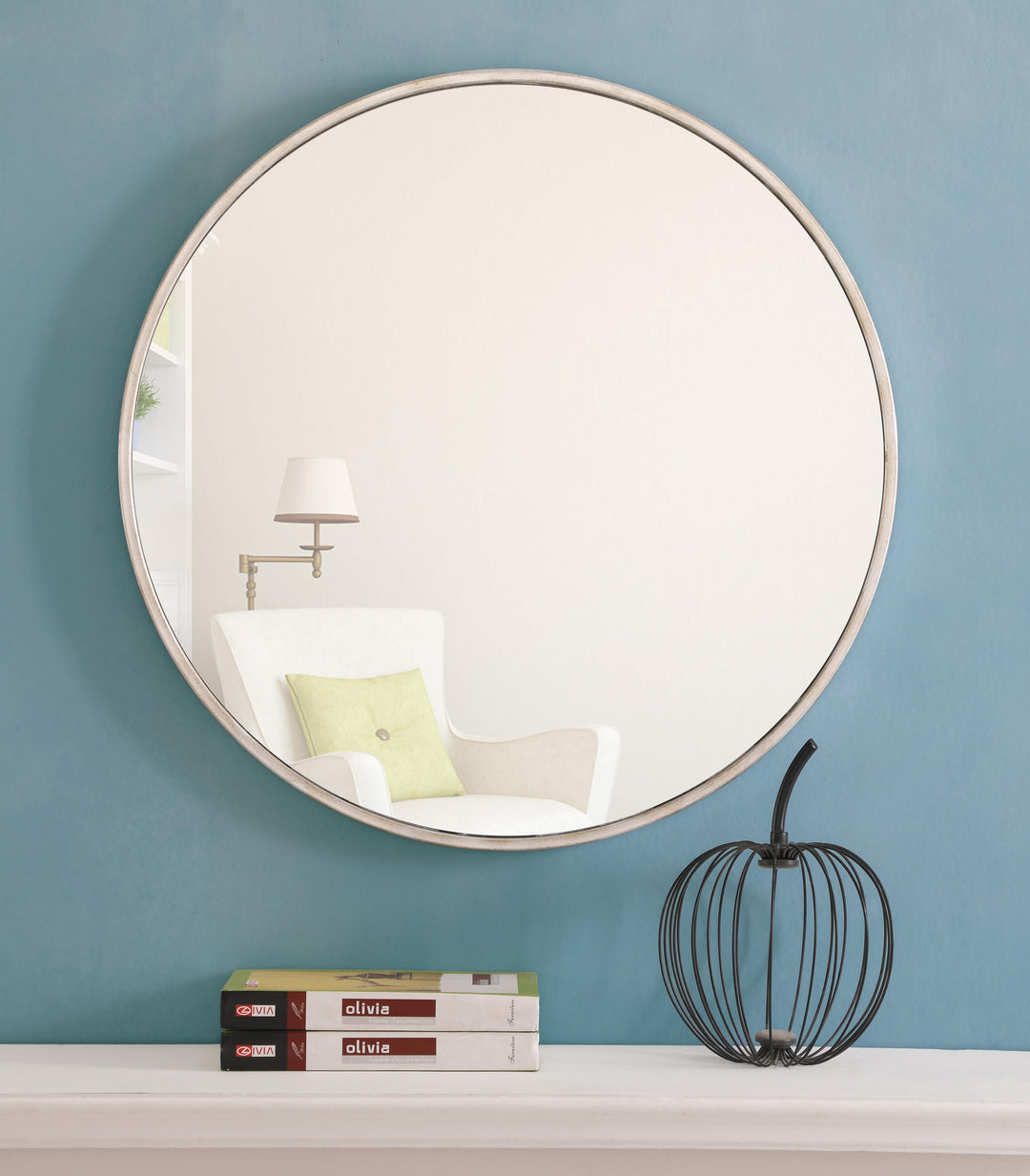 Metal Frame Round Mirror II by Elegant - view 50