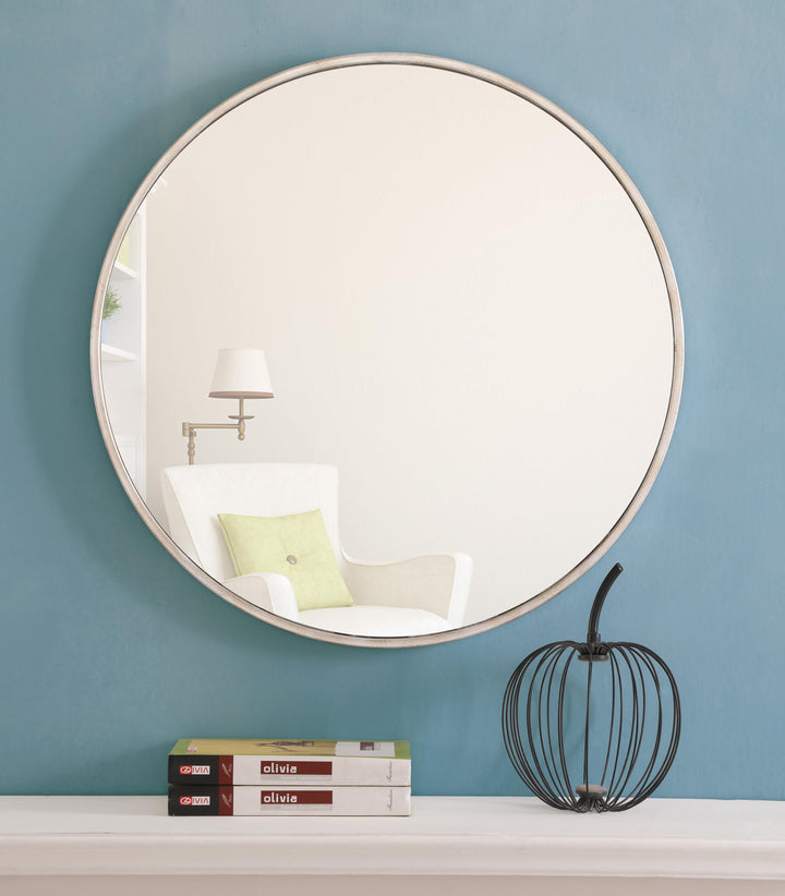 Metal Frame Round Mirror II by Elegant - view 50
