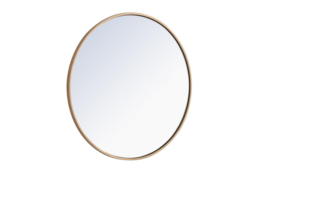 Metal Frame Round Mirror II by Elegant - view 65