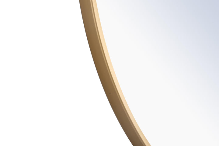 Metal Frame Round Mirror II by Elegant - view 66