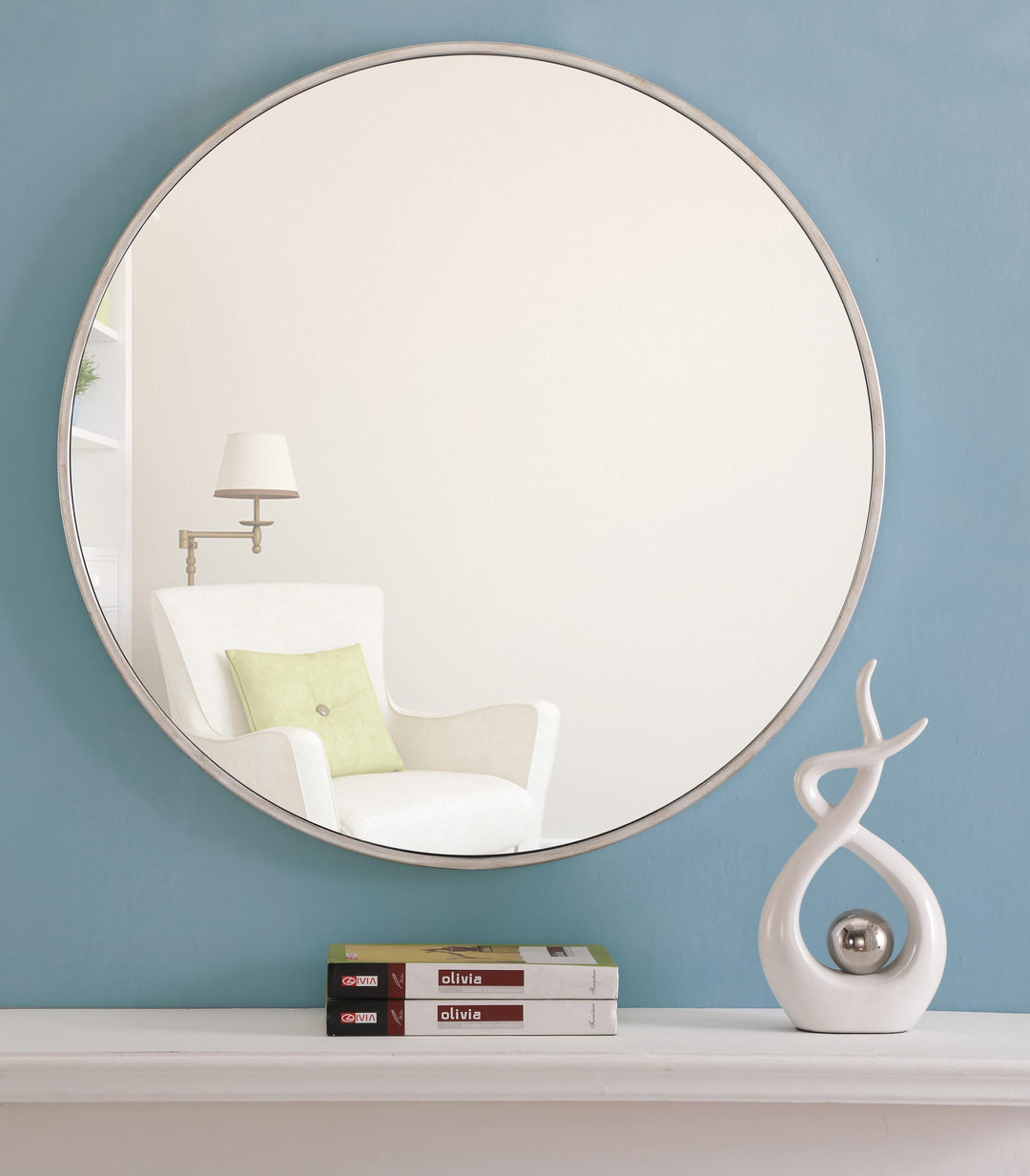 Metal Frame Round Mirror II by Elegant - view 68