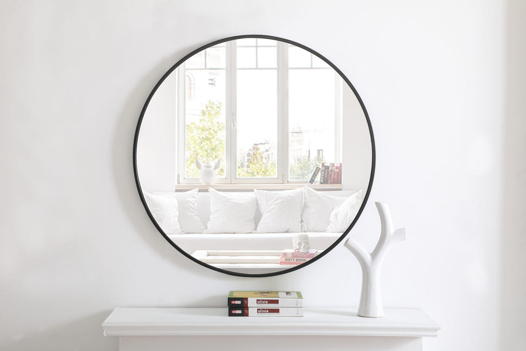 Metal Frame Round Mirror II by Elegant - view 75