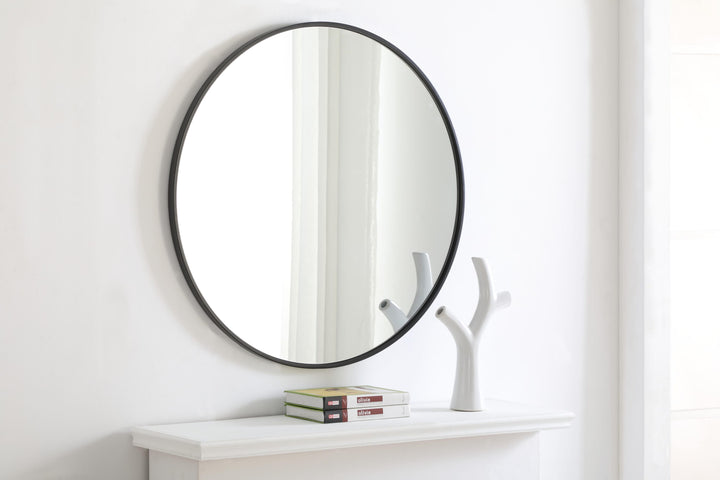 Metal Frame Round Mirror II by Elegant - view 76