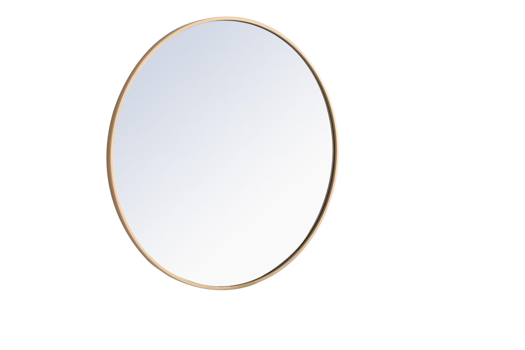 Metal Frame Round Mirror II by Elegant - view 83