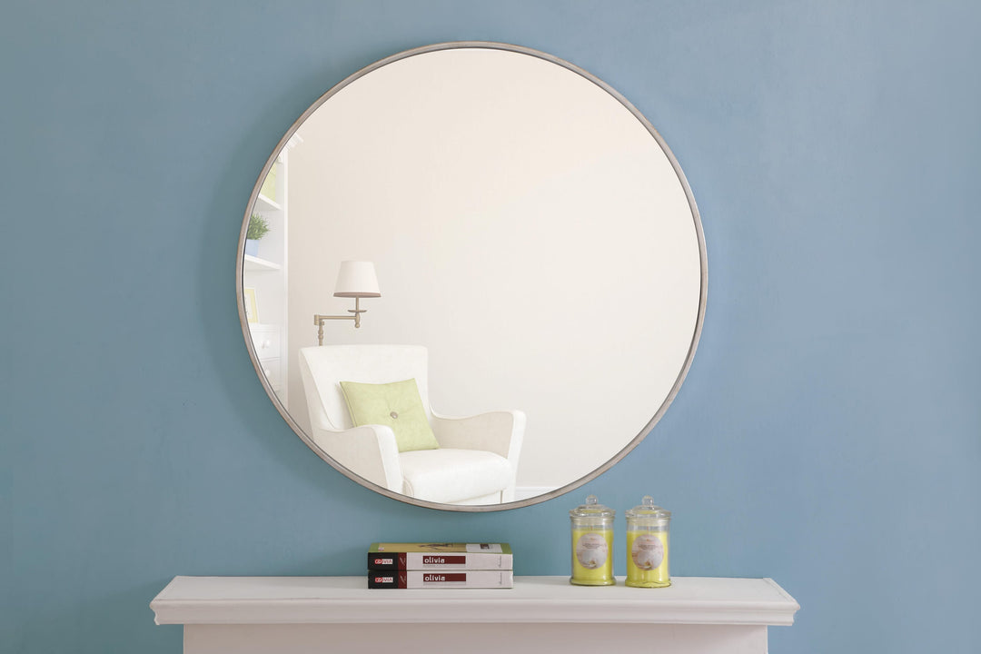 Metal Frame Round Mirror II by Elegant - view 87