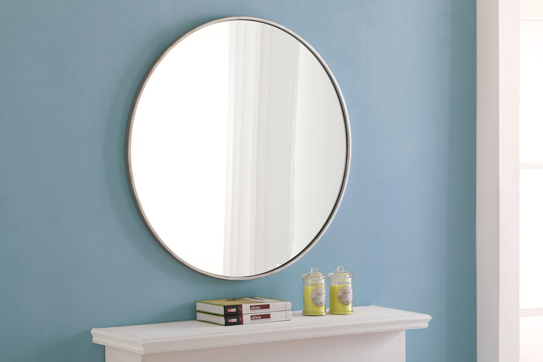 Metal Frame Round Mirror II by Elegant - view 88