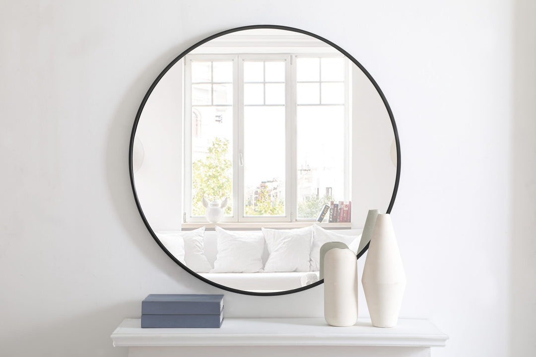 Metal Frame Round Mirror II by Elegant - view 93