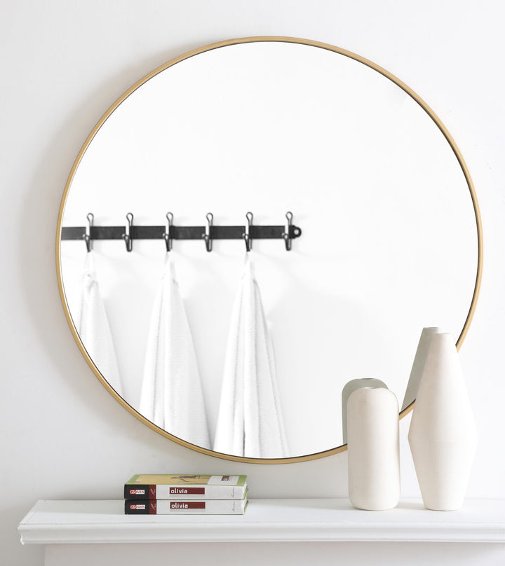 Metal Frame Round Mirror II by Elegant - view 98