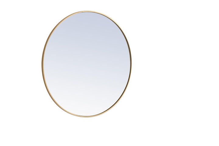 Metal Frame Round Mirror II by Elegant - view 101