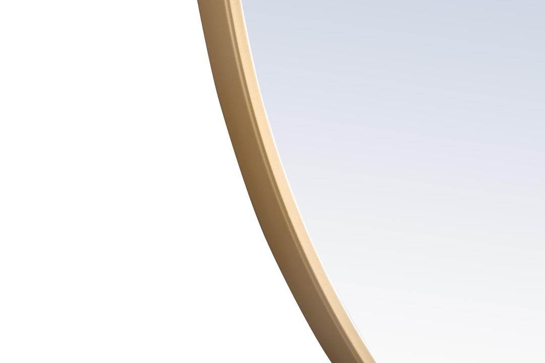 Metal Frame Round Mirror II by Elegant - view 102