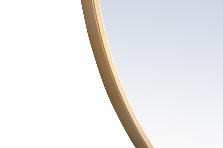 Metal Frame Round Mirror II by Elegant - view 102