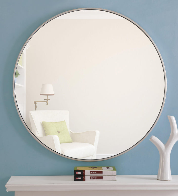 Metal Frame Round Mirror II by Elegant - view 104