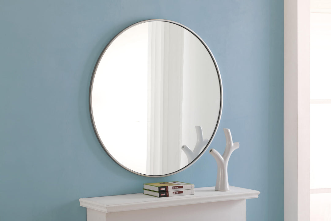 Metal Frame Round Mirror II by Elegant - view 106