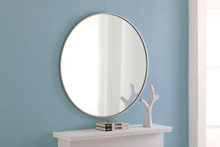 Metal Frame Round Mirror II by Elegant - view 106