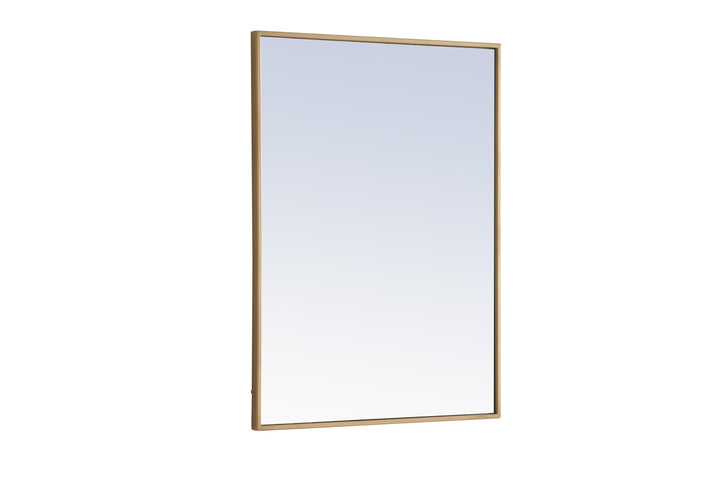 Metal Frame Rectangle Mirror II by Elegant - view 29