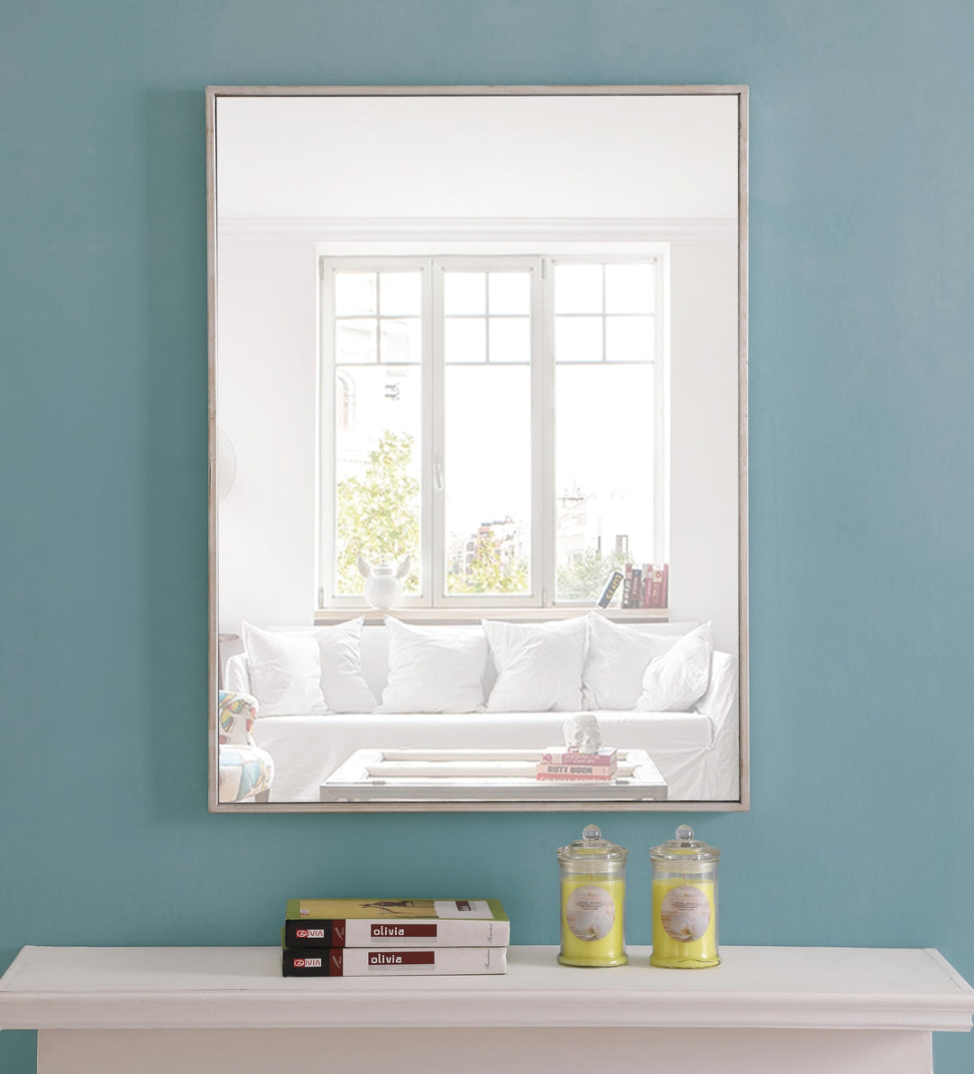 Metal Frame Rectangle Mirror II by Elegant - view 32