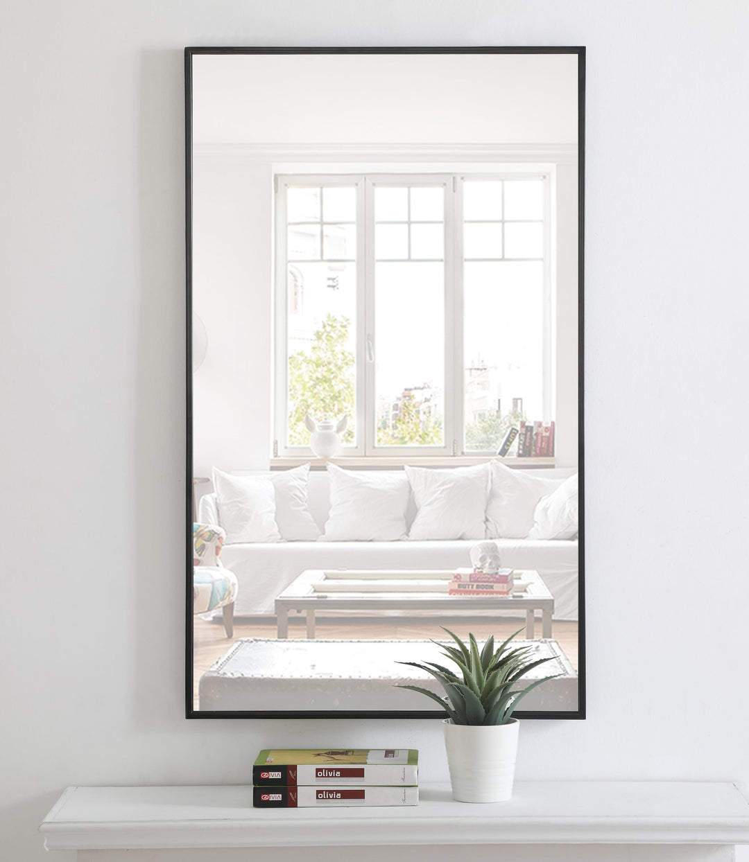 Metal Frame Rectangle Mirror II by Elegant - view 38