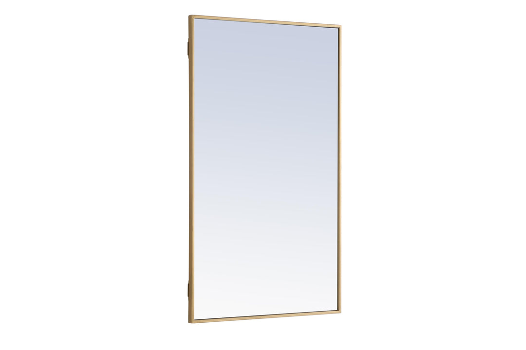 Metal Frame Rectangle Mirror II by Elegant - view 47