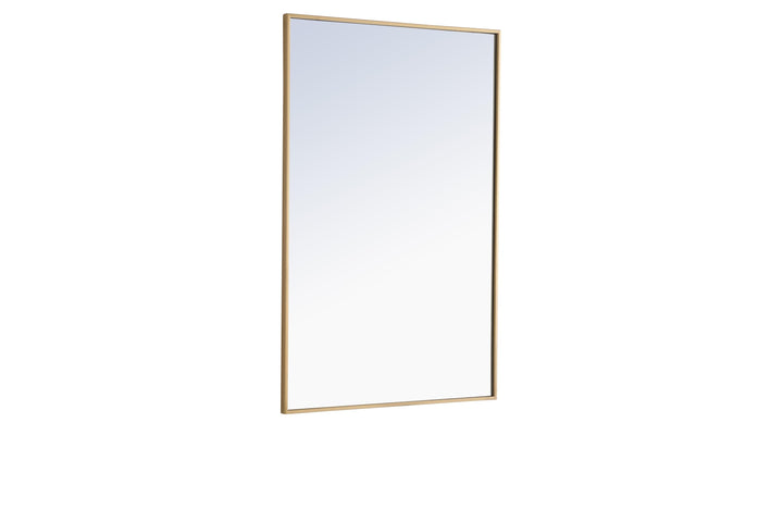 Metal Frame Rectangle Mirror II by Elegant - view 65