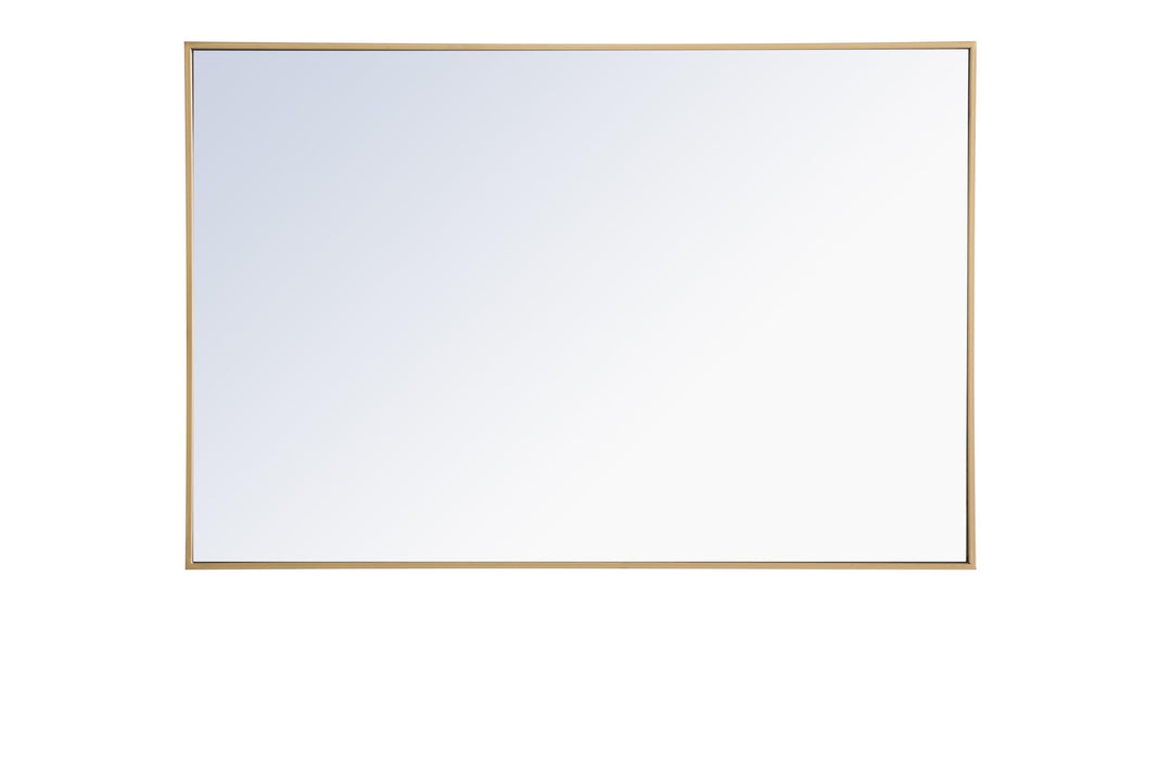 Metal Frame Rectangle Mirror II by Elegant - view 66