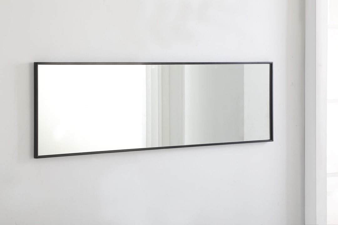 Metal Frame Rectangle Mirror II by Elegant - view 5