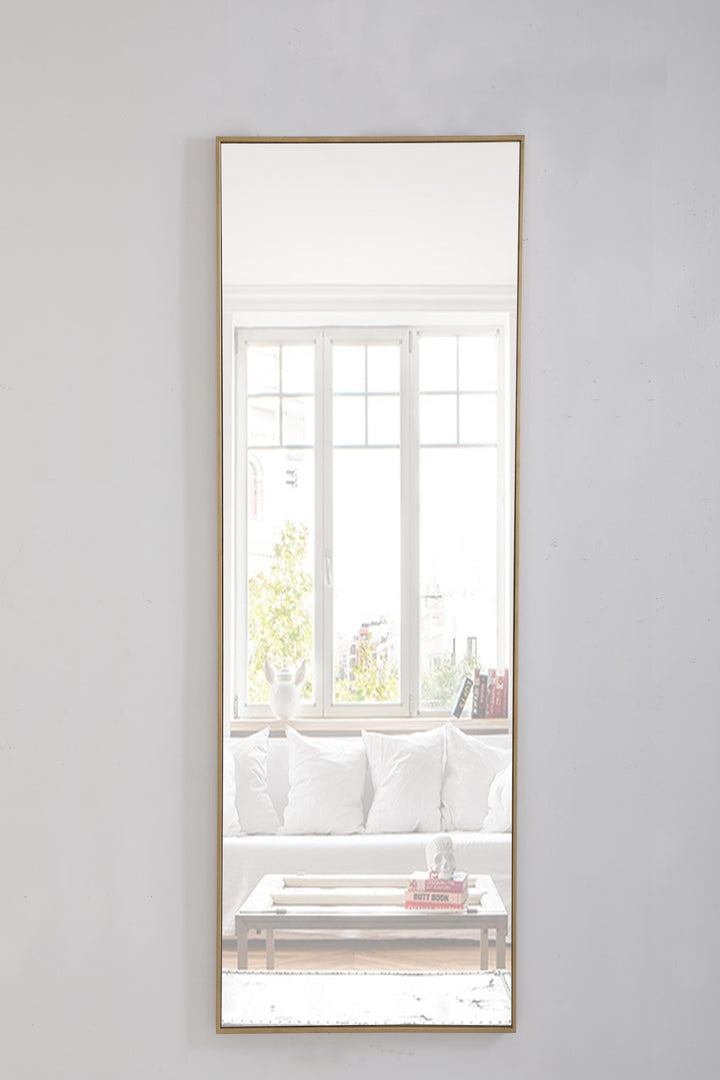 Metal Frame Rectangle Mirror II by Elegant - view 8