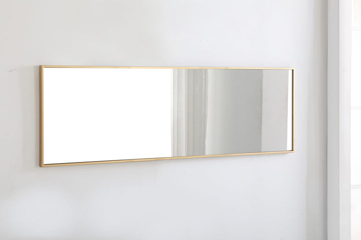 Metal Frame Rectangle Mirror II by Elegant - view 11