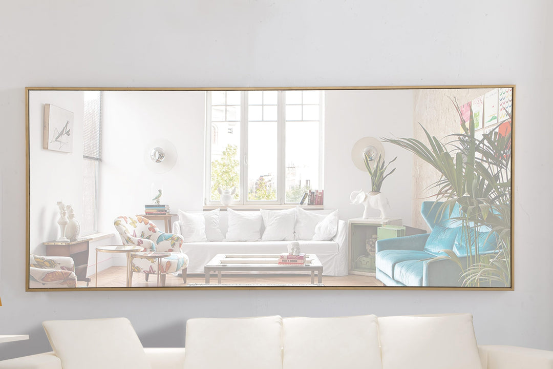 Metal Frame Rectangle Mirror II by Elegant - view 84